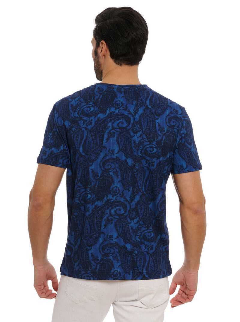 Navy Robert Graham Bodhi T-shirt | 160324XIT