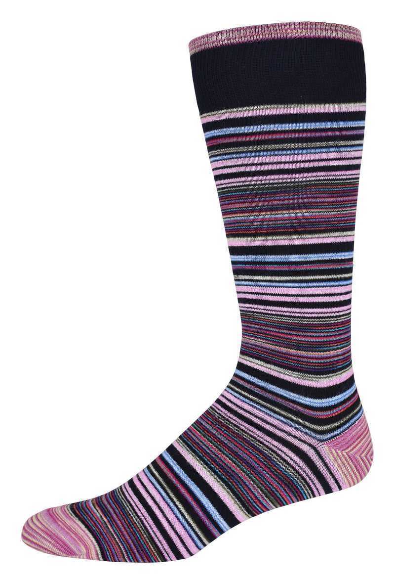 Navy Robert Graham Drakeswood Sock | 430189SQM