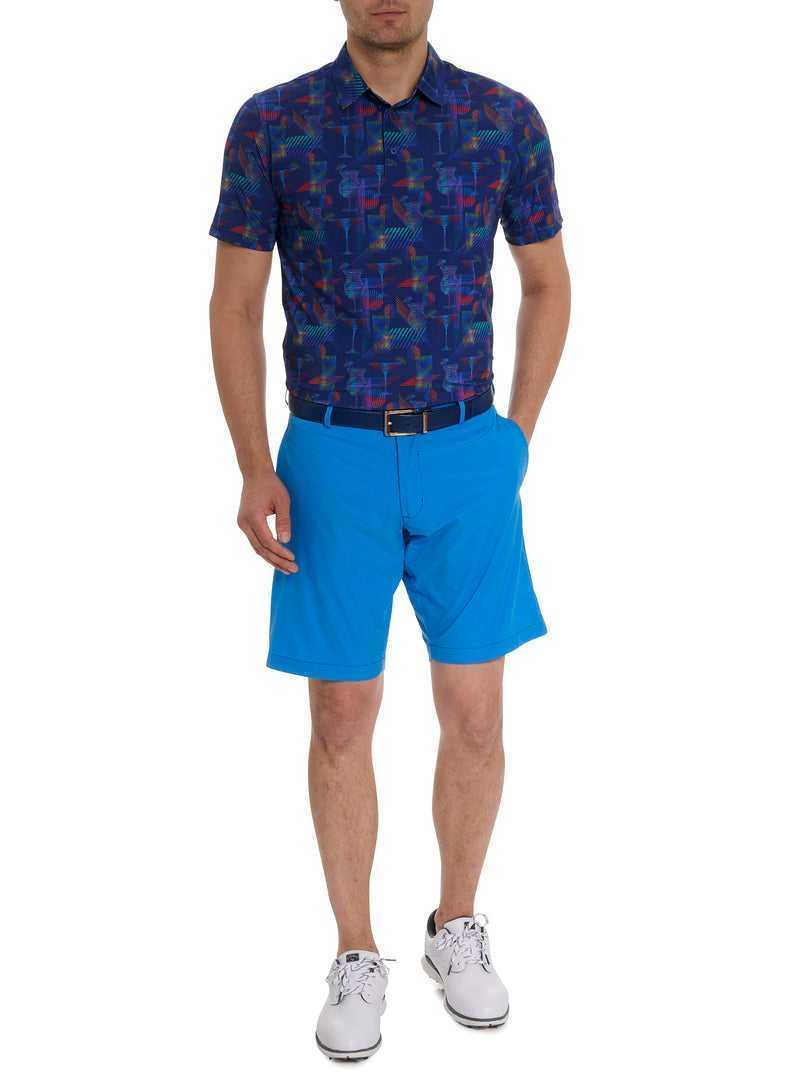 Navy Robert Graham Happiest Hour Polo | 703641WXQ