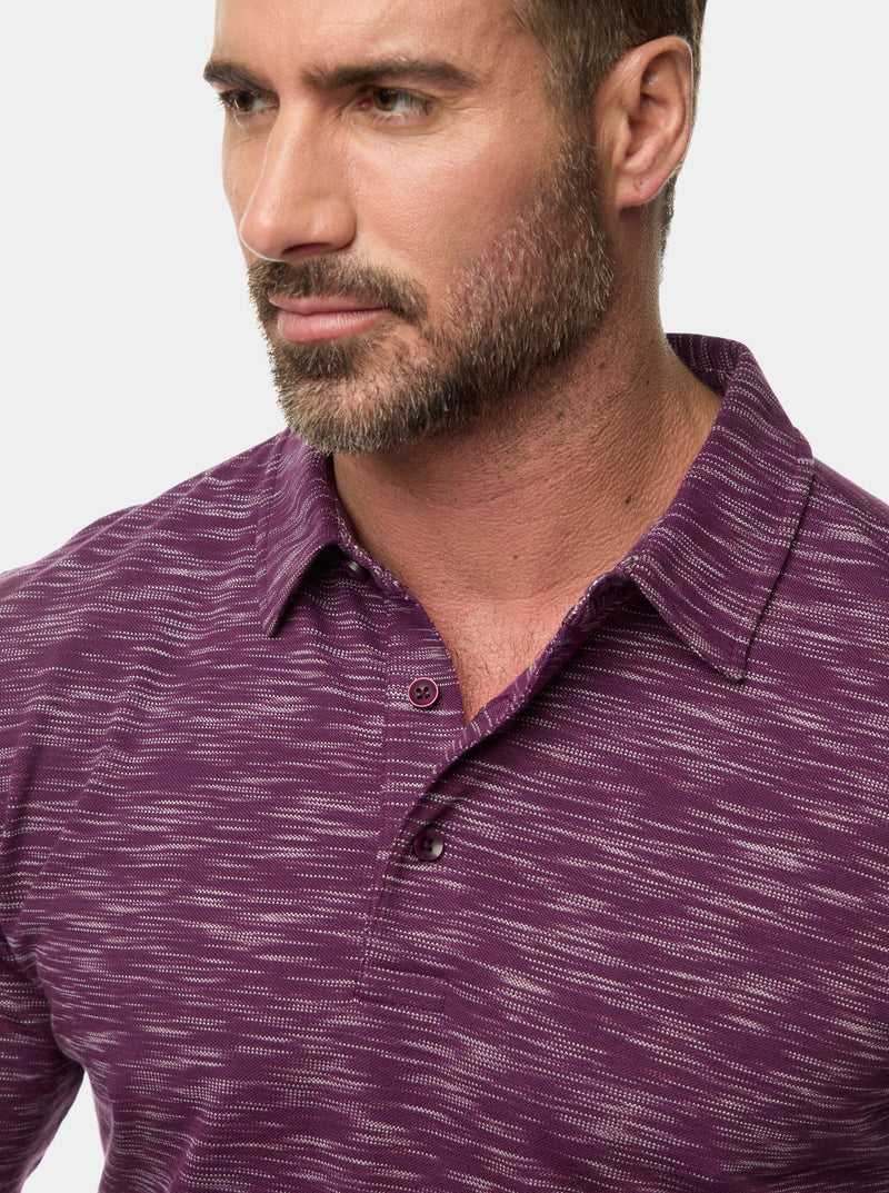 Navy Robert Graham Thales Long Sleeve Polo | 435672FUC