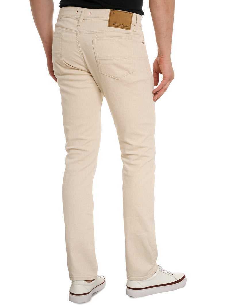 Oatmeal Robert Graham Elliott Denim Pant | 509841PJH