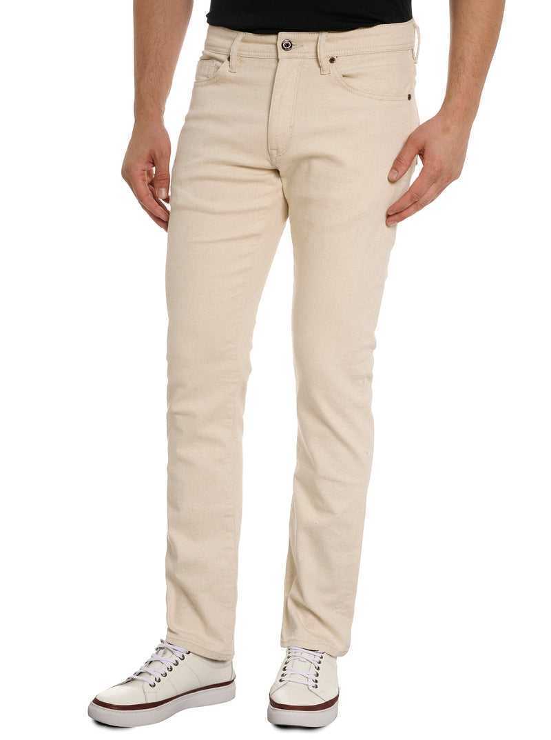 Oatmeal Robert Graham Elliott Denim Pant | 509841PJH