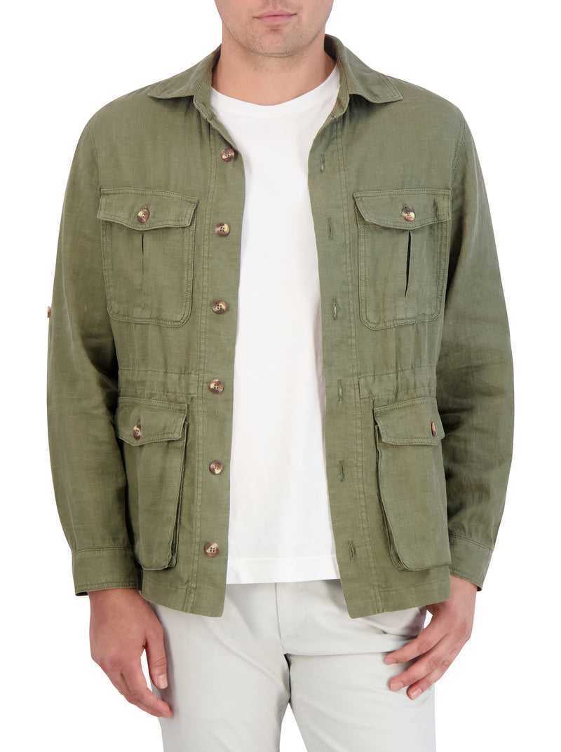 Olive Robert Graham Weston Sahara Jacket | 768504KQJ