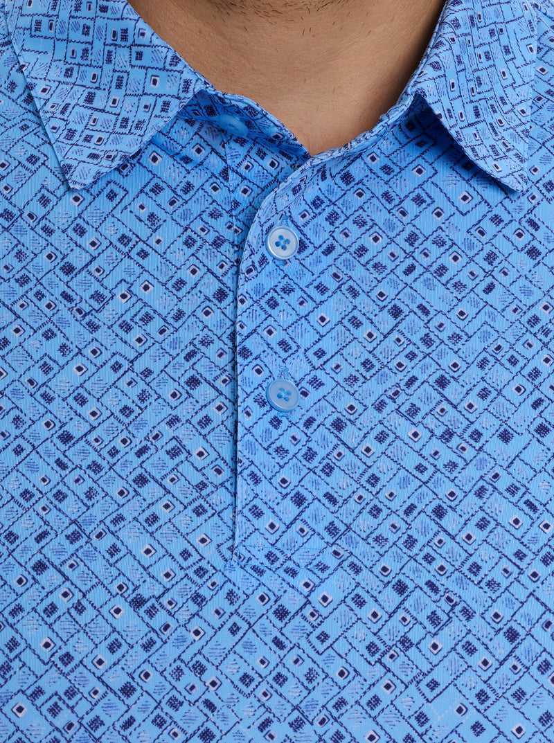 Periwinkle Robert Graham Sandzabar Polo | 476983RFI