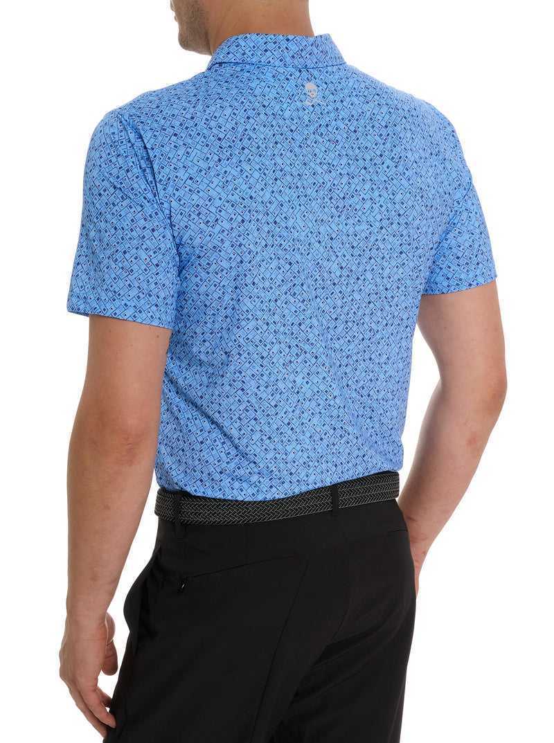 Periwinkle Robert Graham Sandzabar Polo | 476983RFI