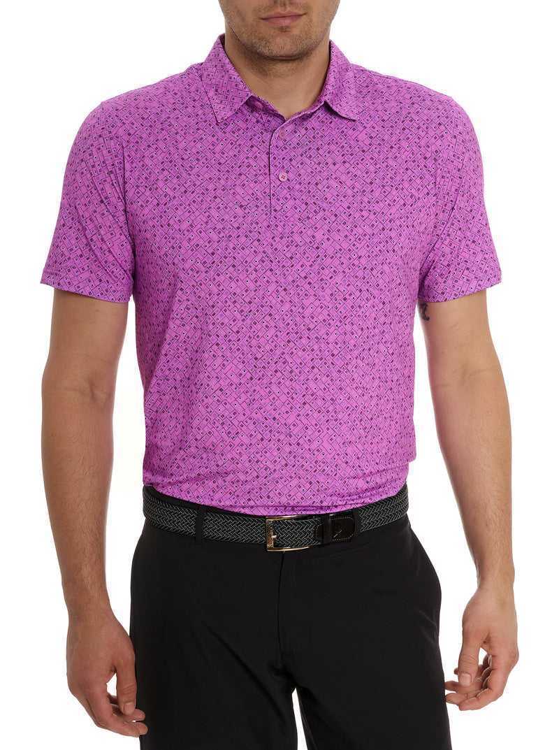 Periwinkle Robert Graham Sandzabar Polo | 476983RFI