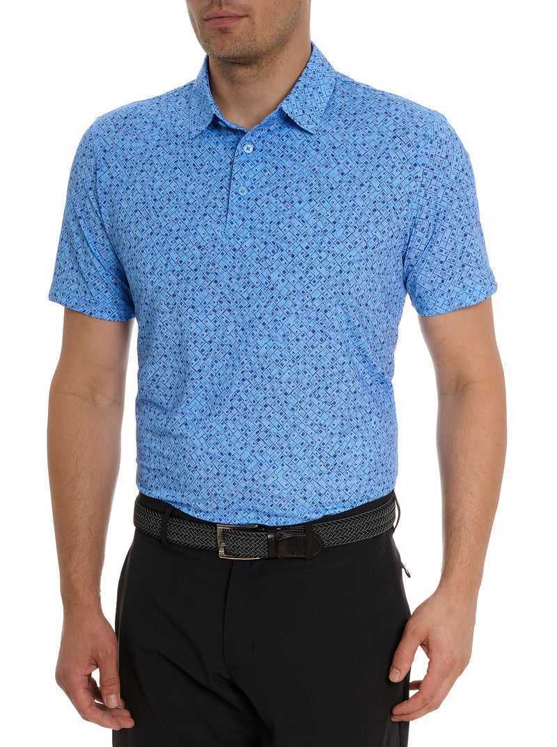 Periwinkle Robert Graham Sandzabar Polo | 476983RFI