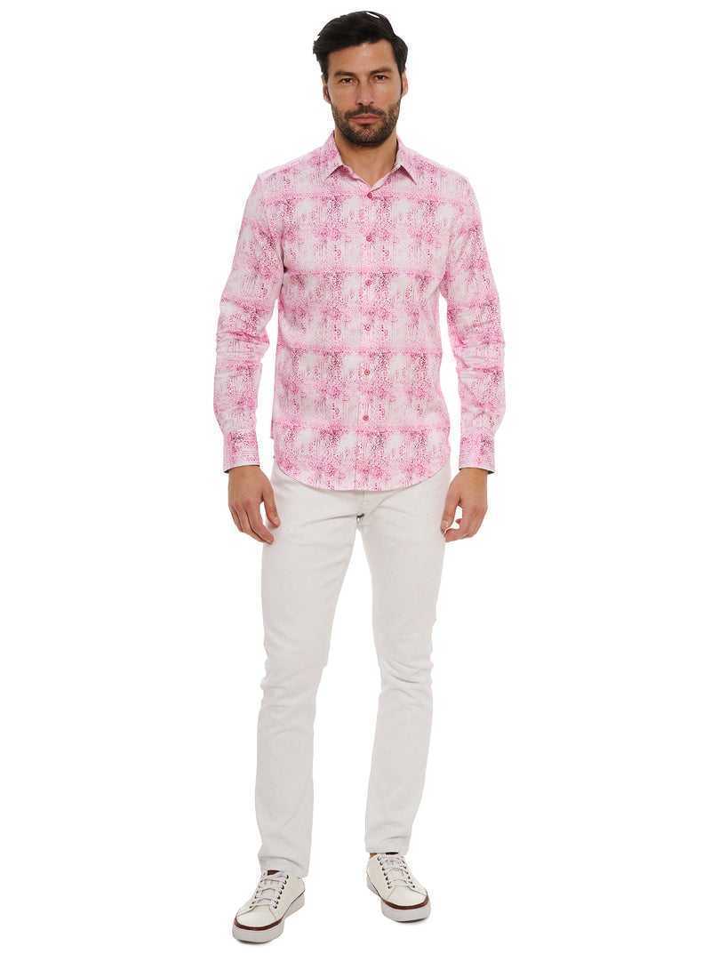 Pink Robert Graham Dreamweaver Long Sleeve Button Down Shirt | 289461ZGJ