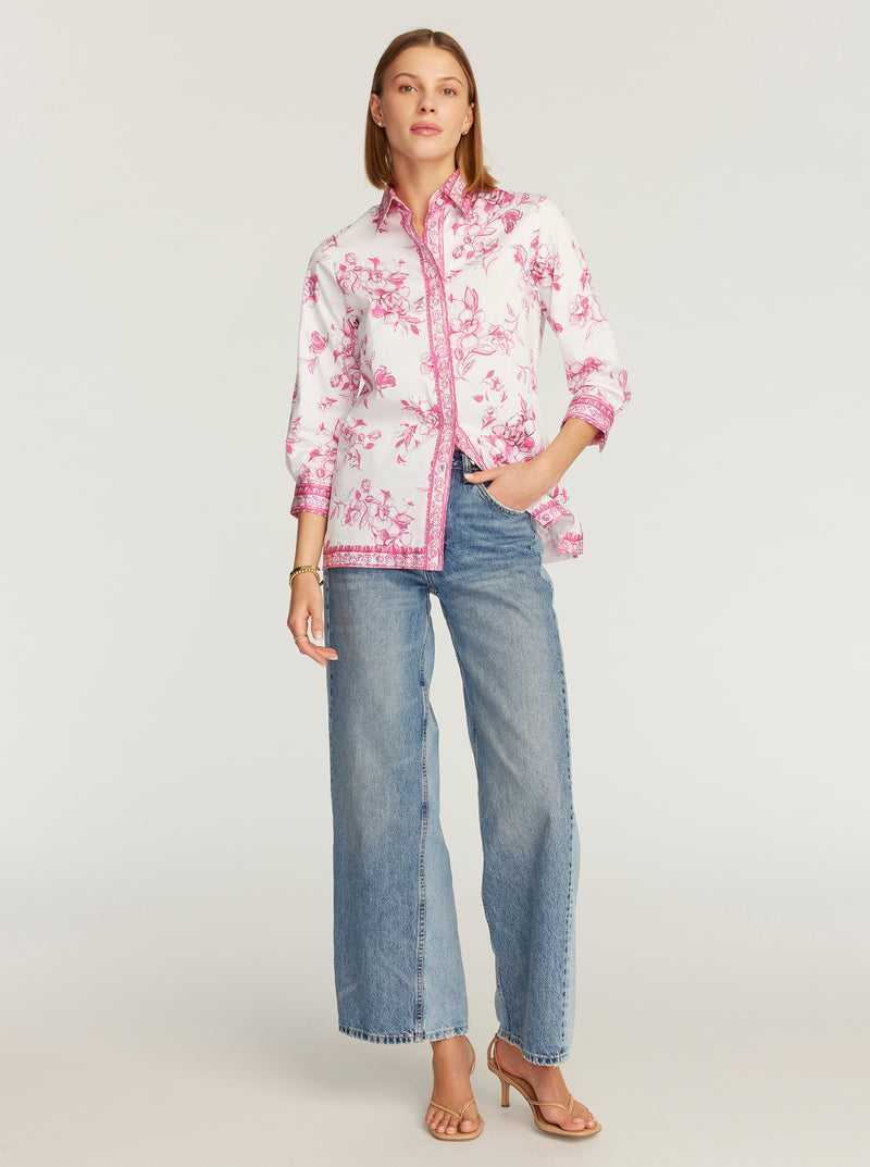 Pink Robert Graham Hadley Shirt | 143967CFW