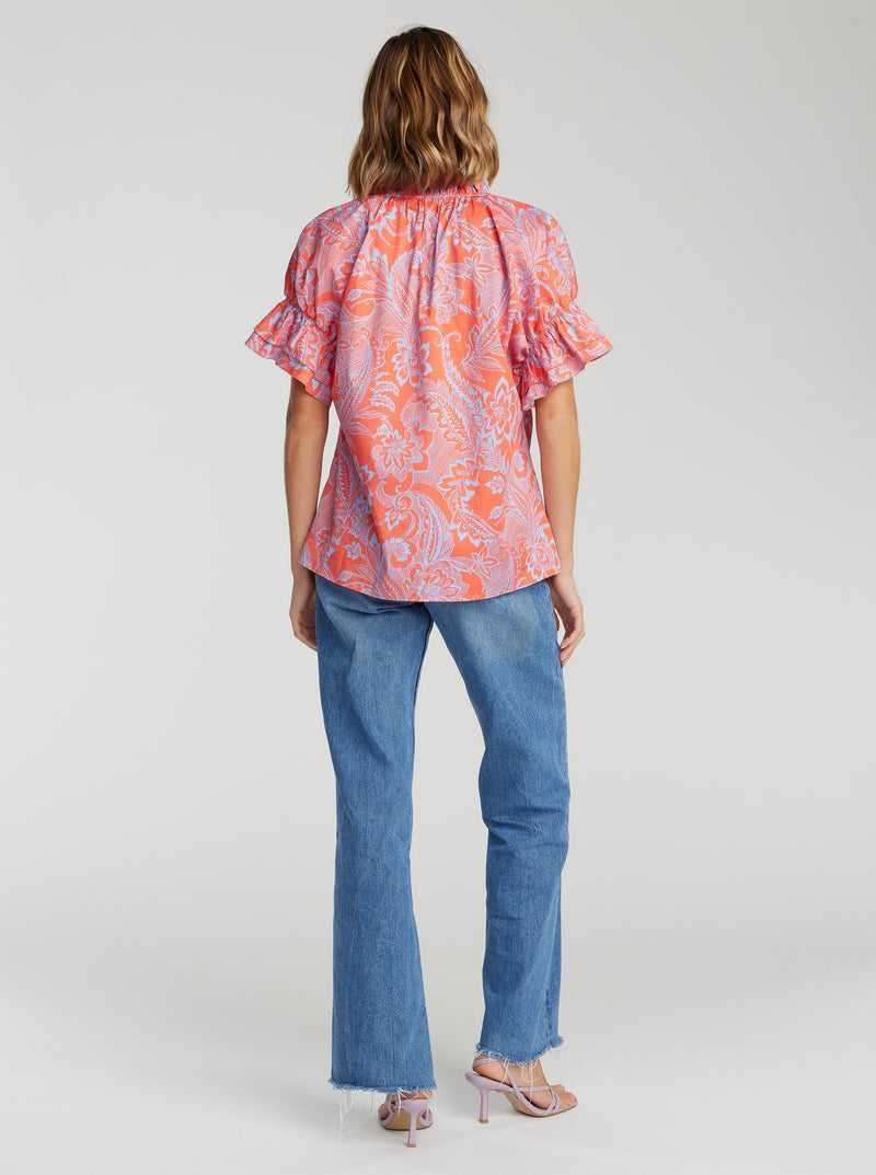 Pink Robert Graham Paige Shirt | 637254AZB