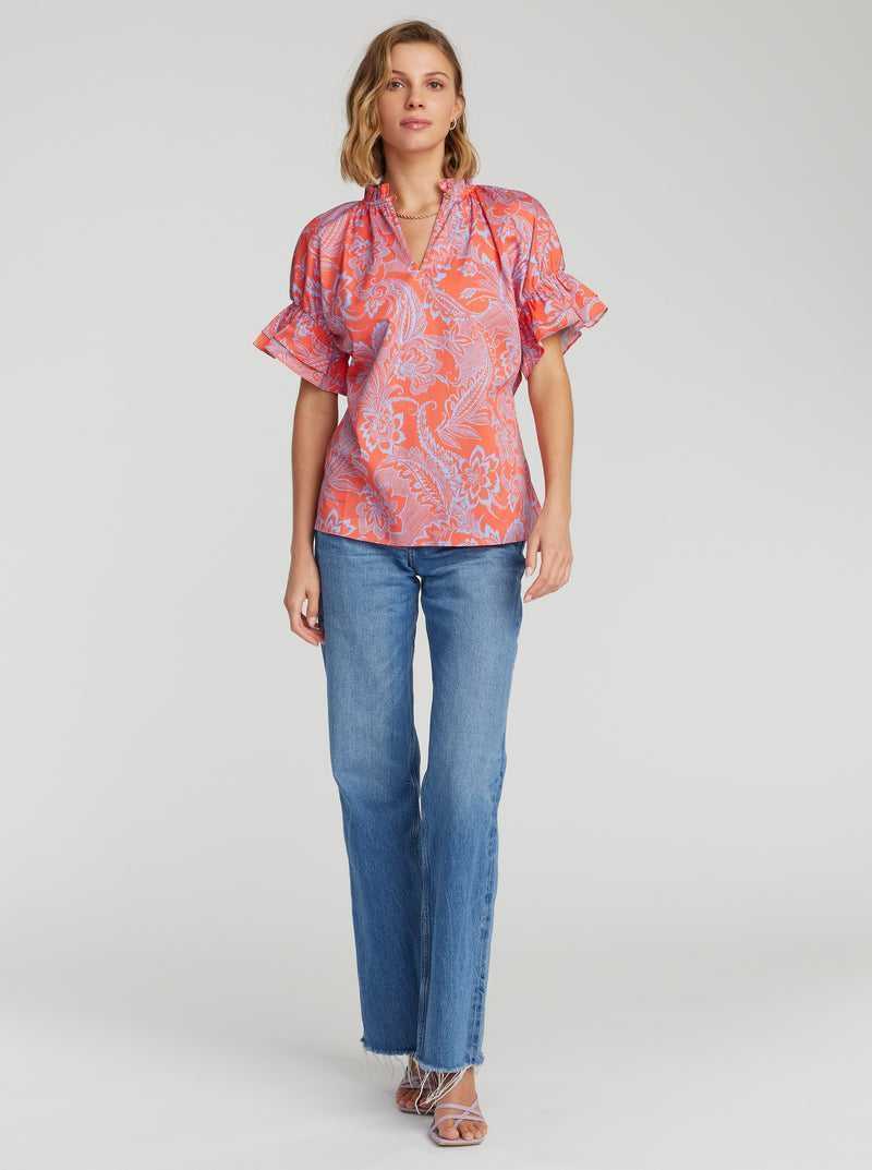 Pink Robert Graham Paige Shirt | 637254AZB