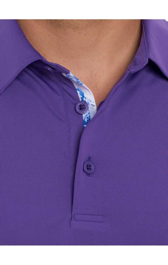 Purple Robert Graham Axelsen Performance Polo | 962473YQE