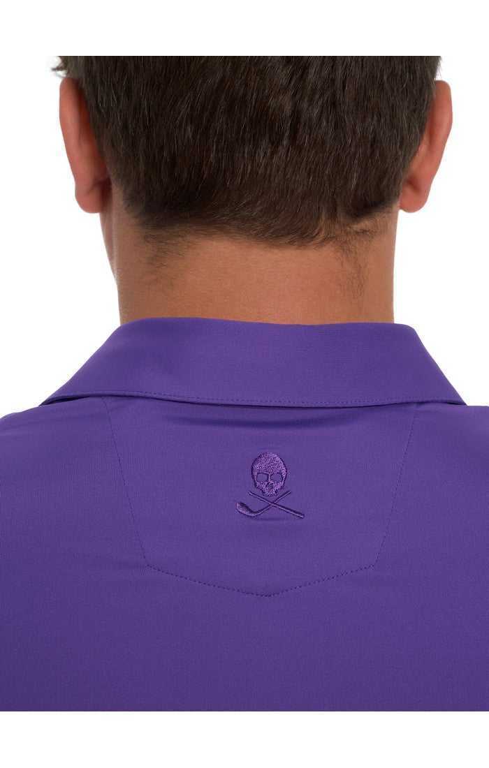 Purple Robert Graham Axelsen Performance Polo | 962473YQE