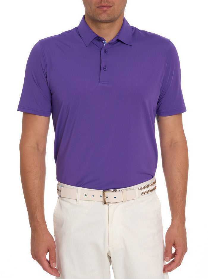 Purple Robert Graham Axelsen Performance Polo | 962473YQE