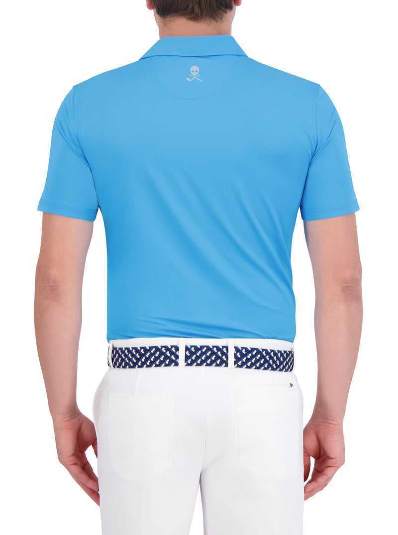 Sea Blue Robert Graham Axelsen Performance Polo | 489125CYV