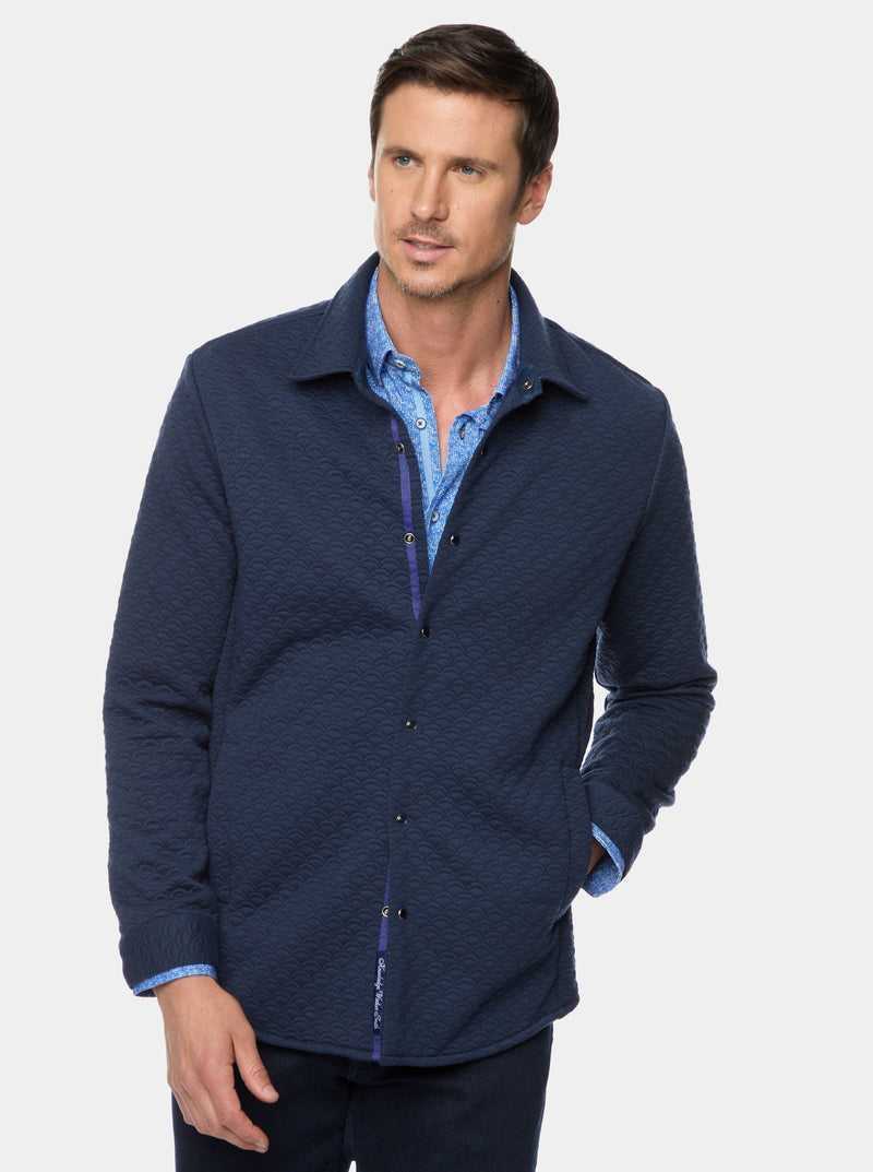 Tailored Robert Graham Downey Long Sleeve Knit Jacket | 215397NVJ