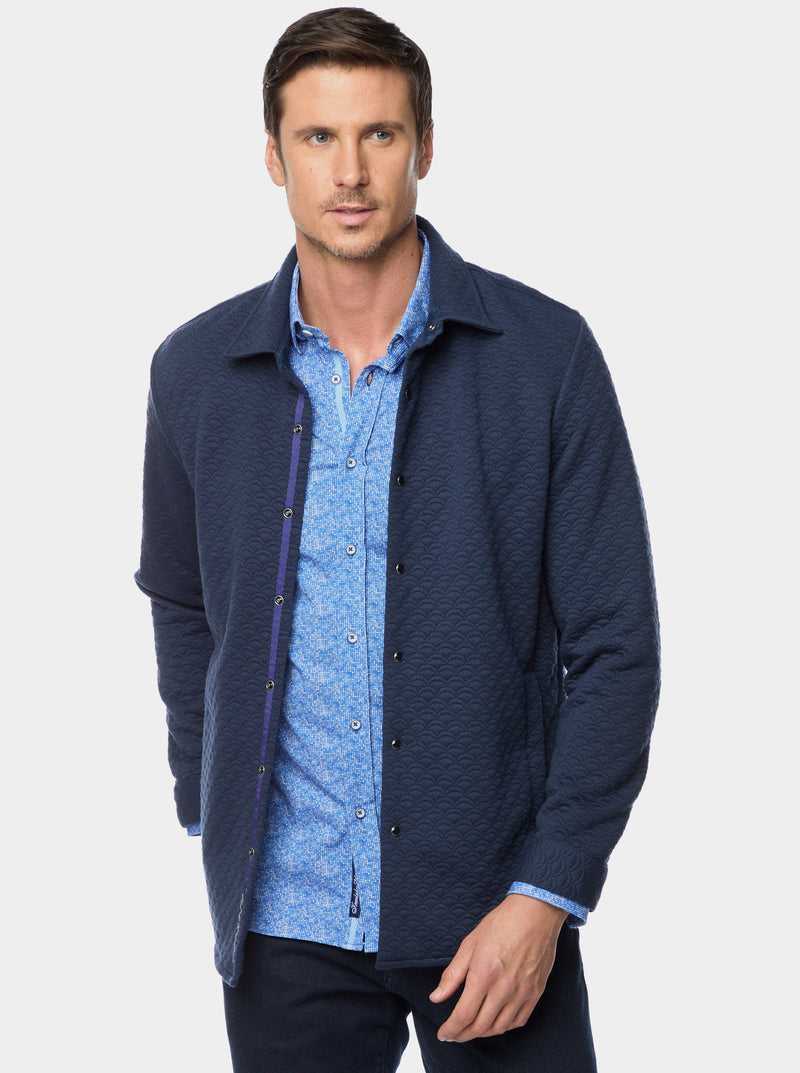 Tailored Robert Graham Downey Long Sleeve Knit Jacket | 215397NVJ