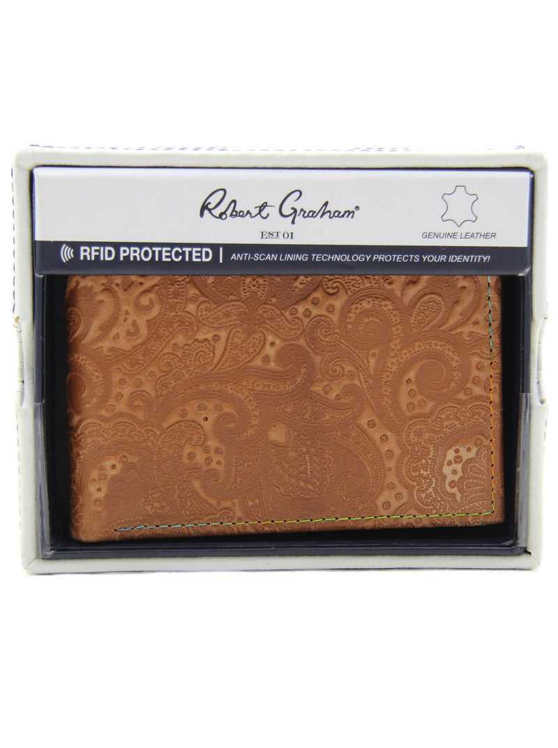 Tan Robert Graham Current Slimfold Wallet | 069821AFB