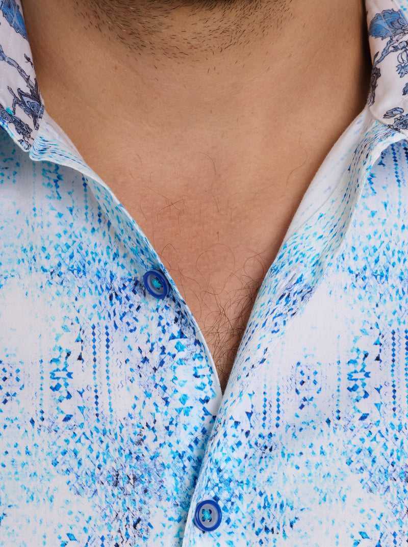 Teal Robert Graham Dreamweaver Long Sleeve Button Down Shirt | 743129GOL