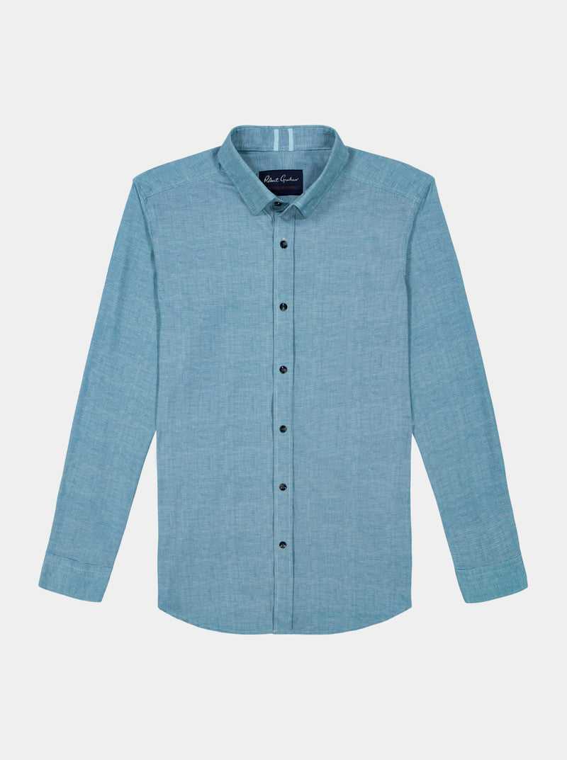 Teal Robert Graham Renley Long Sleeve Button Down Shirt | 980562JNK