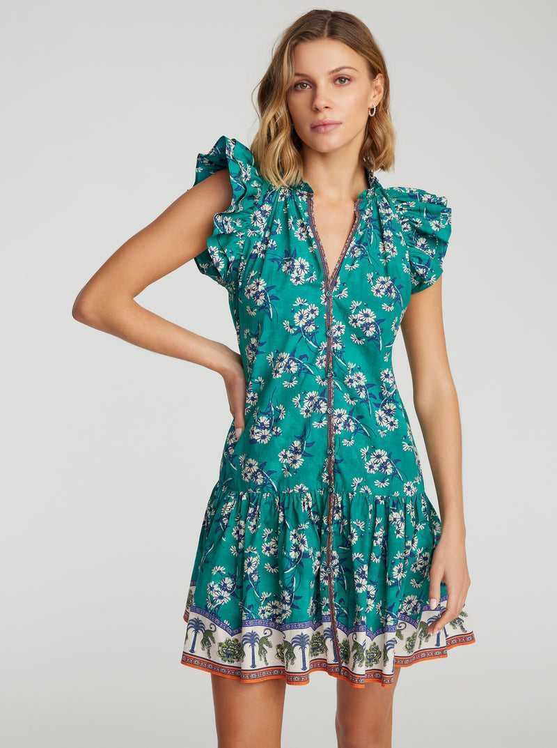 Teal Robert Graham Savannah Dress | 529481QMT