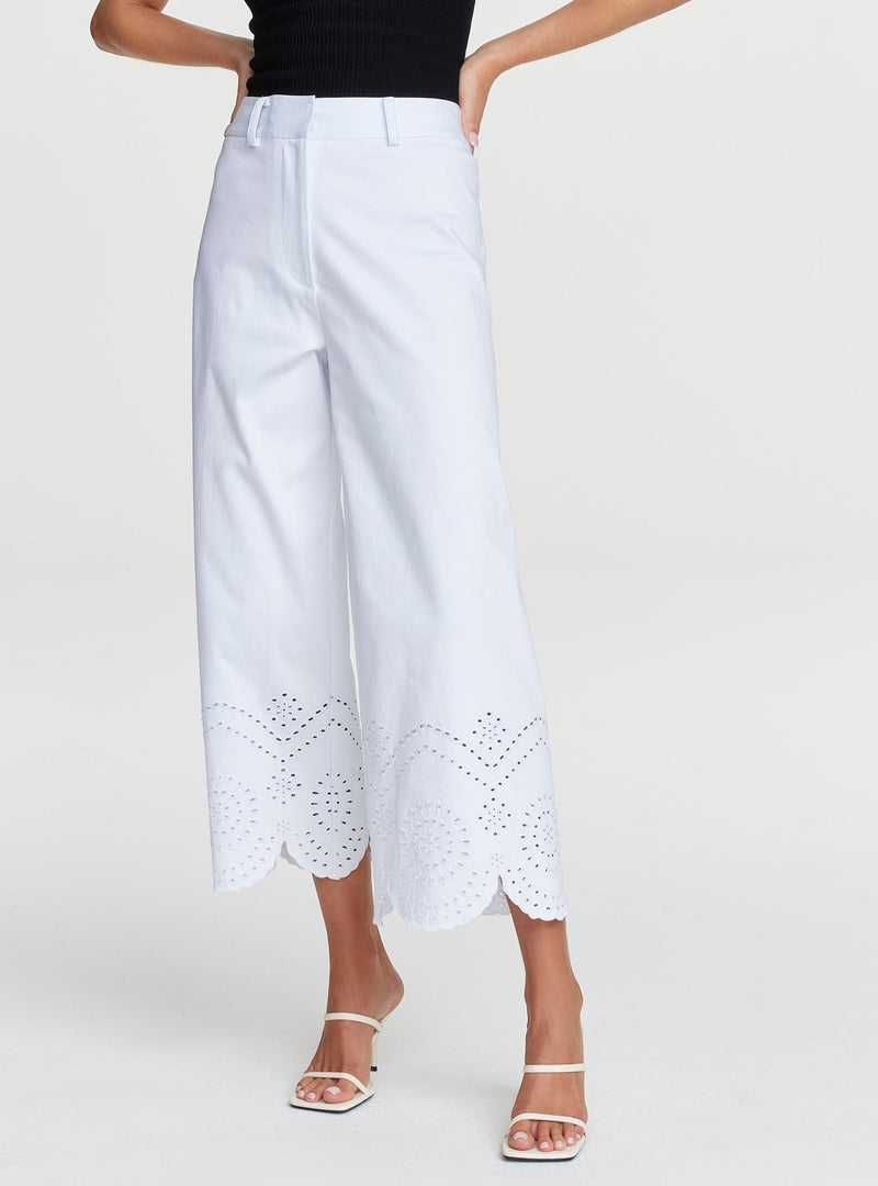 White Robert Graham Blair Pant | 735146TLY