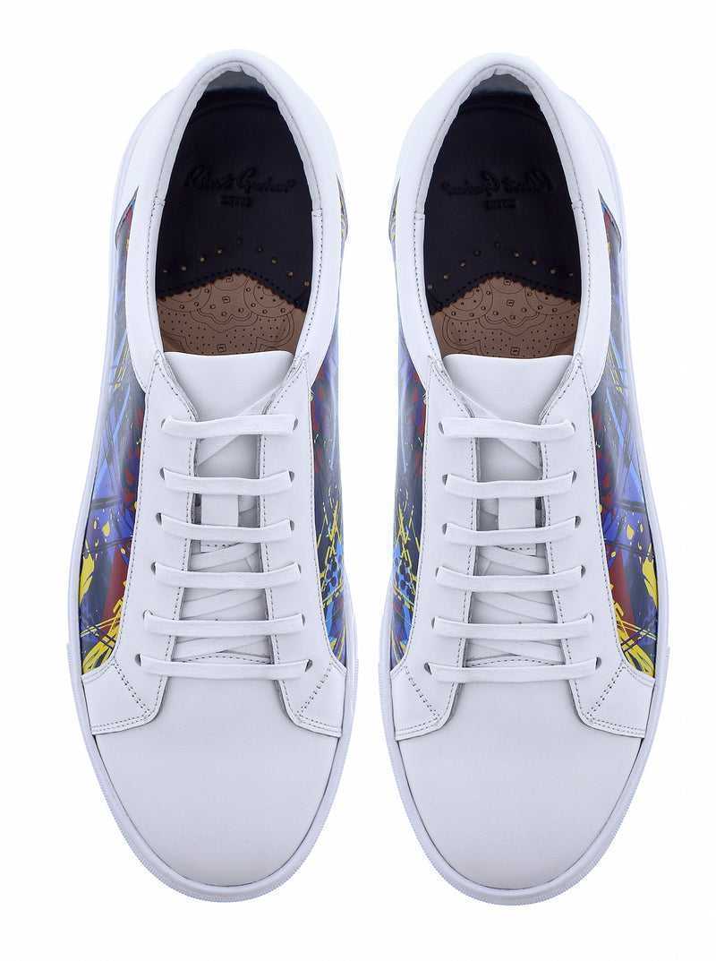 White Robert Graham Cascade Sneakers | 673902ZBF