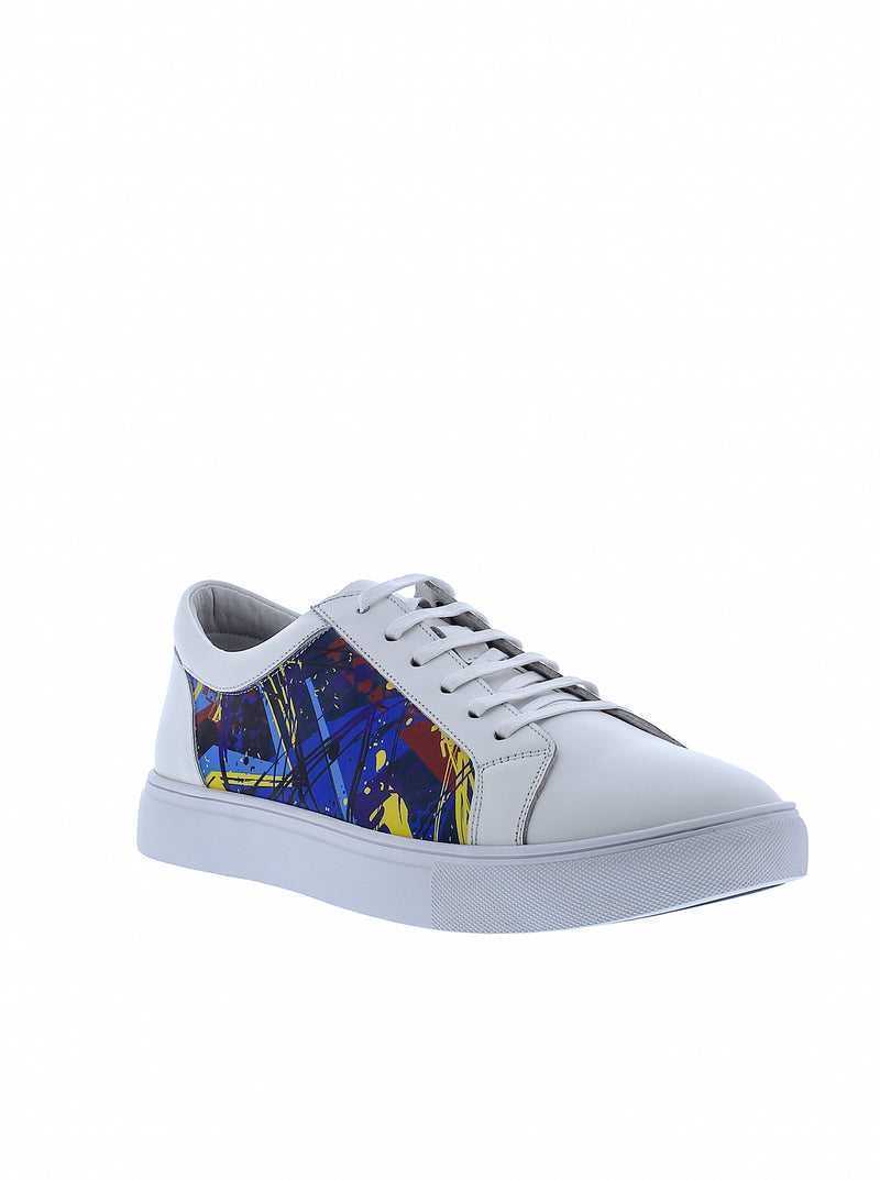 White Robert Graham Cascade Sneakers | 673902ZBF