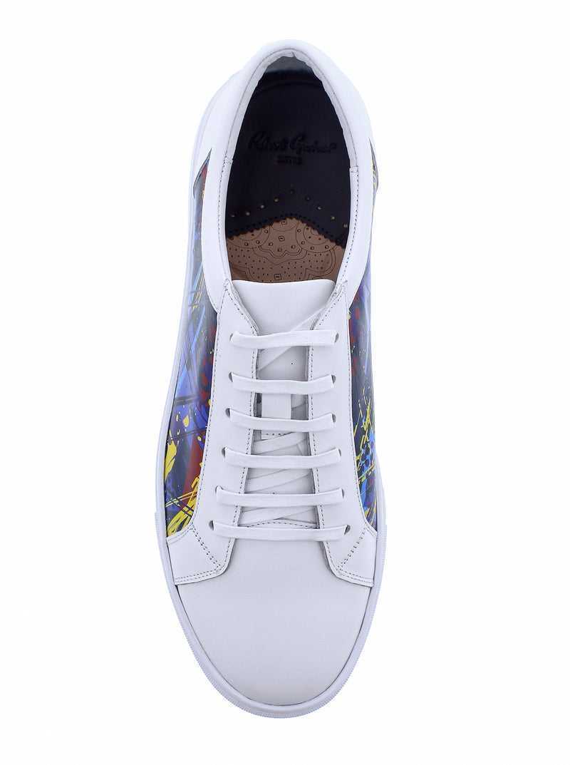 White Robert Graham Cascade Sneakers | 673902ZBF