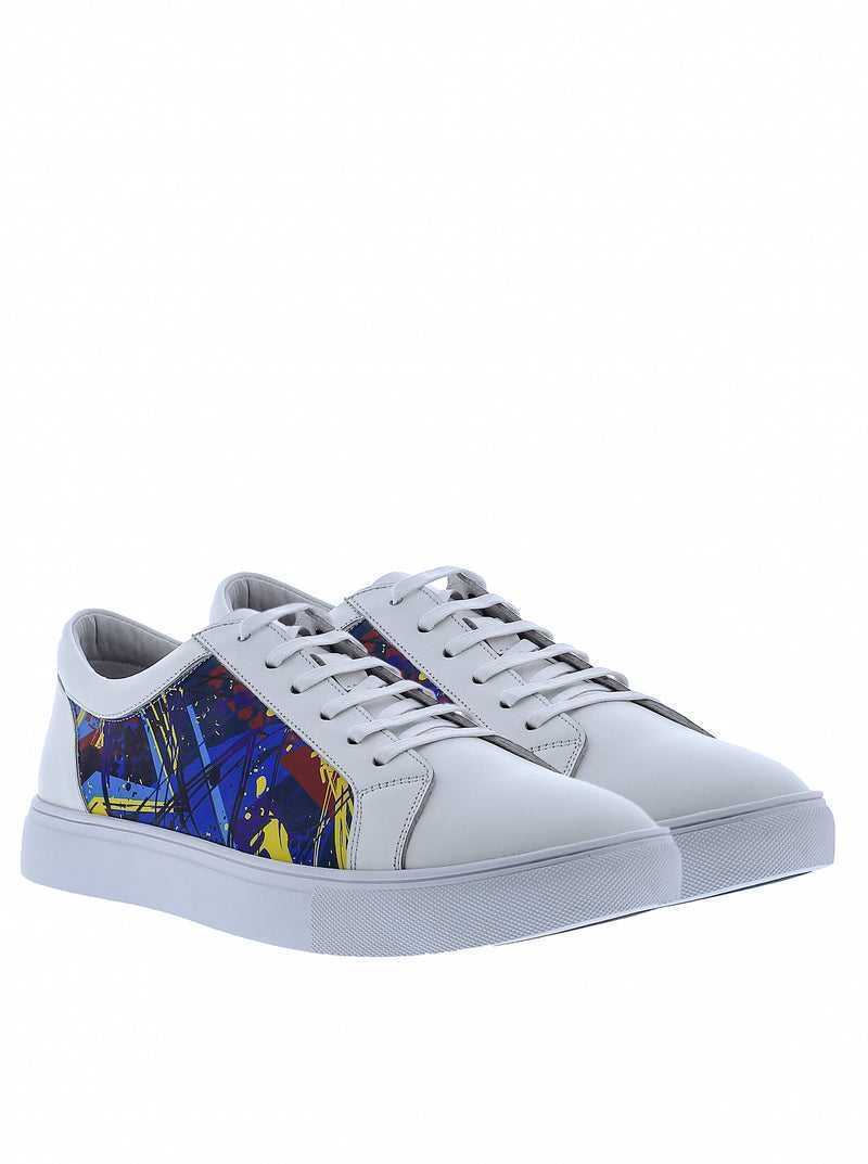 White Robert Graham Cascade Sneakers | 673902ZBF