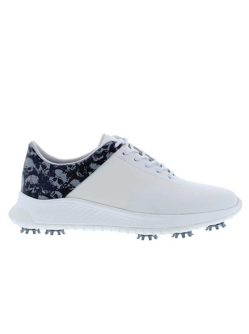 White Robert Graham Crockett Golf Shoes | 451872OLQ