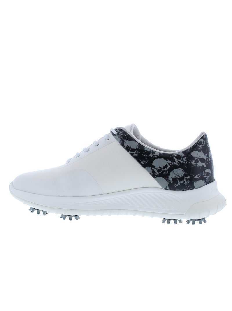 White Robert Graham Crockett Golf Shoes | 451872OLQ