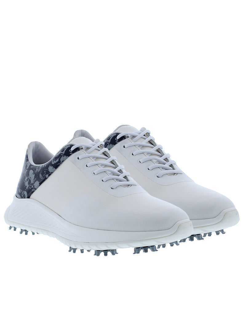 White Robert Graham Crockett Golf Shoes | 451872OLQ