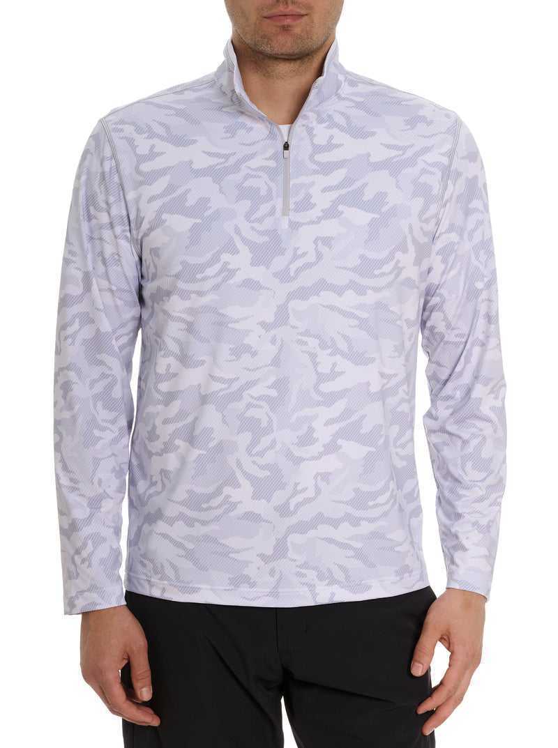 White Robert Graham Faro Long Sleeve Knit | 825196ZBD