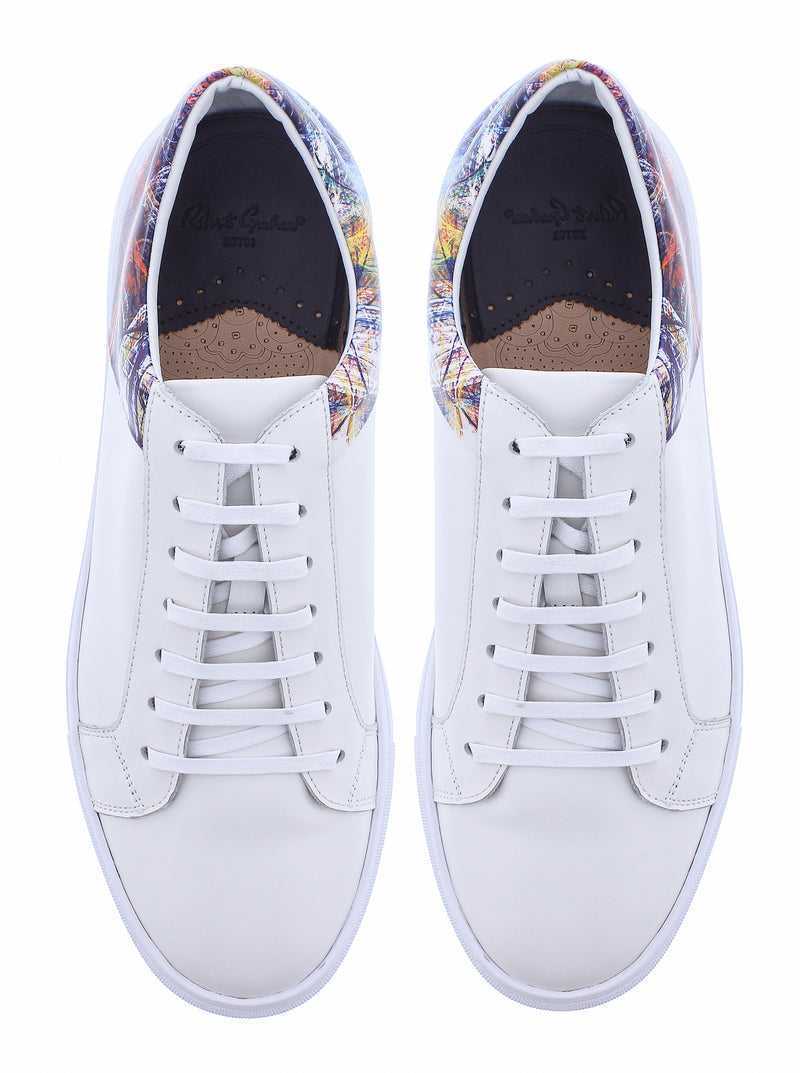 White Robert Graham Koa Sneakers | 740586CVF