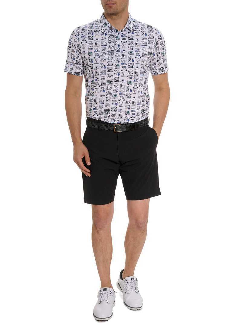 White Robert Graham License To Chill Polo | 463259IEY