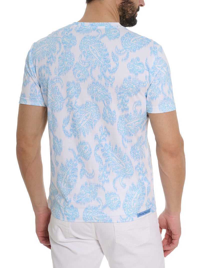 White Robert Graham Naxos T-shirt | 467821UKQ