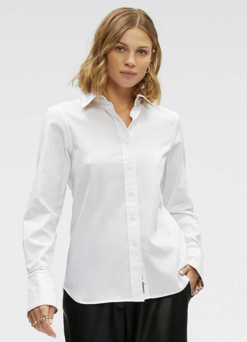 White Robert Graham Priscilla Shirt | 397461XUY