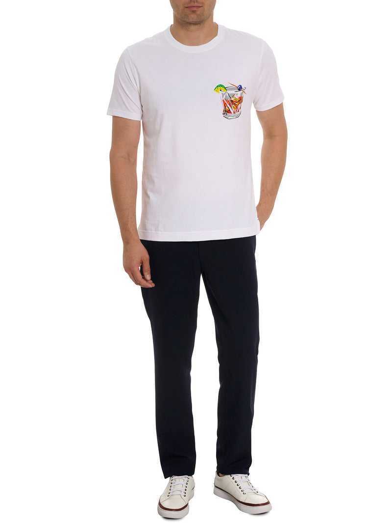 White Robert Graham Serendipity T-shirt | 695104MUB