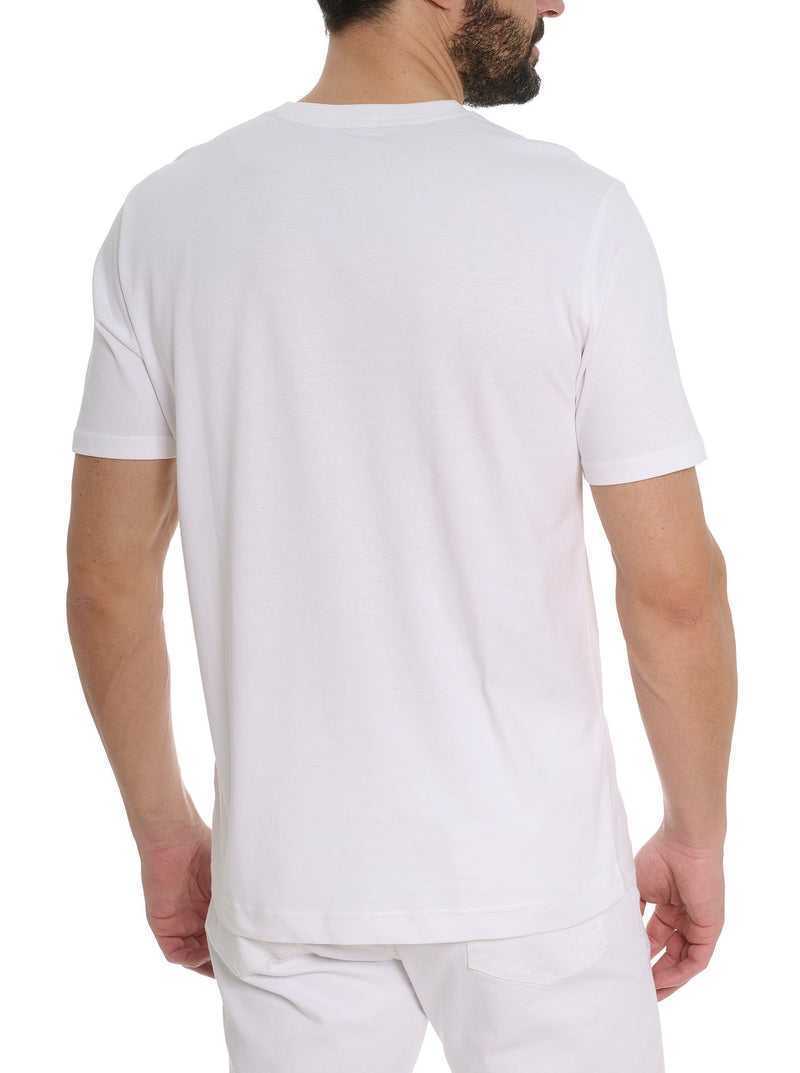 White Robert Graham Wavy Ride T-shirt | 386974WSH